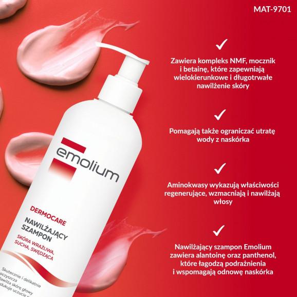 Emolium Dermocare – szampon nawilżający (400 ml) Emolium Dermocare – szampon nawilżający (400 ml) - zdjęcie produktu