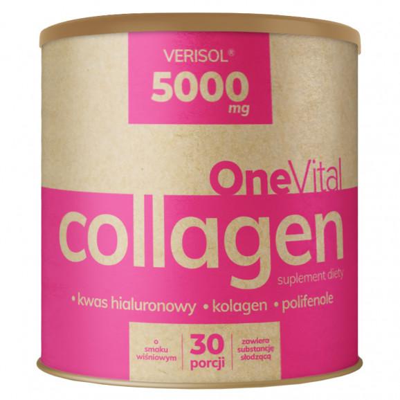 OneVital Collagen, smak wiśniowy, 198 g OneVital Collagen, smak wiśniowy, 198 g - zdjęcie produktu