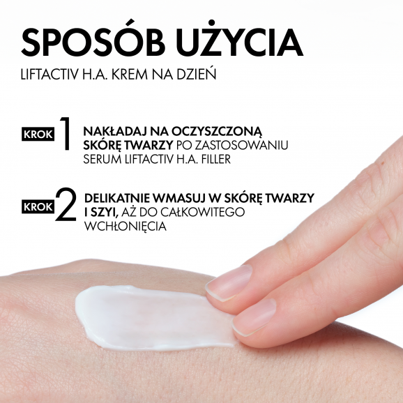 Vichy Liftactiv Przeciwzmarszczkowy Krem Ujędrniający z Kwasem Hialuronowym – Krem na dzień (50 ml) - zdjęcie produktu
