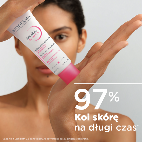 Bioderma Sensibio Defensive, kojący krem do twarzy, skóra wrażliwa, 40 ml Bioderma Sensibio Defensive, kojący krem do twarzy, skóra wrażliwa, 40 ml - zdjęcie produktu