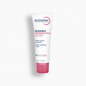 Bioderma Sensibio Defensive Rich, kojący krem do twarzy, skóra wrażliwa, 40 ml - zdjęcie produktu