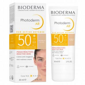 Bioderma Photoderm AR, krem tonujący koloryzujący SPF 50+ do skóry naczyniowej, kolor naturalny, 30 ml - zdjęcie produktu