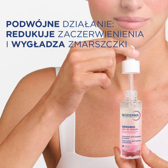 Bioderma Sensibio AR+, serum o podwójnym działaniu redukujące zaczerwienienia, 30 ml - zdjęcie produktu