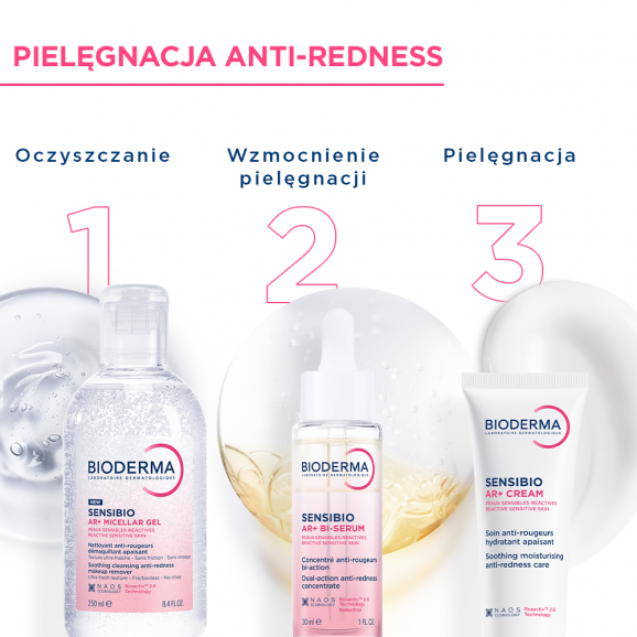 Bioderma Sensibio AR+, serum o podwójnym działaniu redukujące zaczerwienienia, 30 ml - zdjęcie produktu