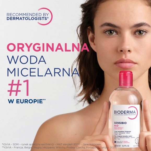 Bioderma Sensibio H2O, woda micelarna, skóra wrażliwa, 500 ml - zdjęcie produktu