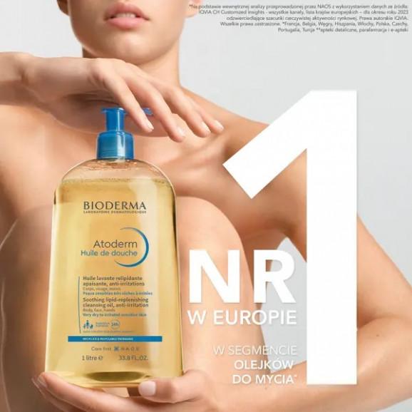 Bioderma Atoderm Huile de Douche, nawilżający olejek do kąpieli i pod prysznic, od 1 dnia życia, 200 ml Bioderma Atoderm Huile de Douche, nawilżający olejek do kąpieli i pod prysznic, od 1 dnia życia, 200 ml - zdjęcie produktu