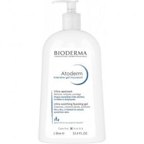 Bioderma Atoderm Intensive Gel Moussant – żel do mycia delikatnie oczyszczający redukujący swędzenie skóry (1000 ml) - zdjęcie produktu