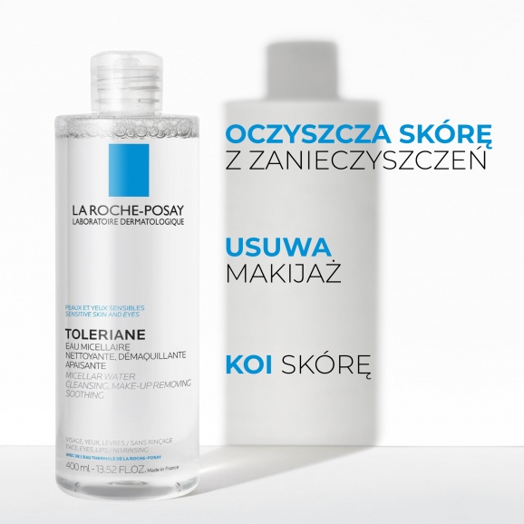 La Roche-Posay Toleriane, płyn micelarny, skóra wrażliwa twarzy i oczu, 400 ml - zdjęcie produktu