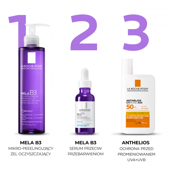 La Roche-Posay Mela B3 mikropeelingujący żel oczyszczający do twarzy (200 ml) La Roche-Posay Mela B3 mikropeelingujący żel oczyszczający do twarzy (200 ml) - zdjęcie produktu