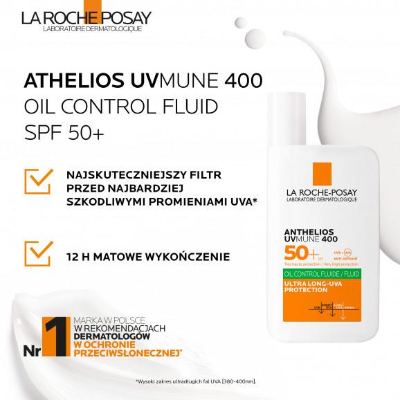 La Roche-Posay Anthelios UV Mune 400 Oil Control Fluid SPF50+ kosmetyk do ochrony przeciwsłonecznej (50 ml) - zdjęcie produktu