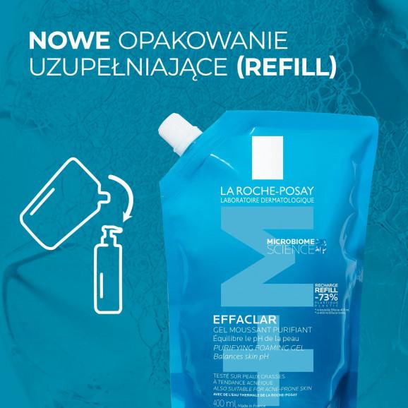 La Roche-Posay Effaclar żel oczyszczający do skóry tłustej i wrażliwej (400 ml) Refill - zdjęcie produktu