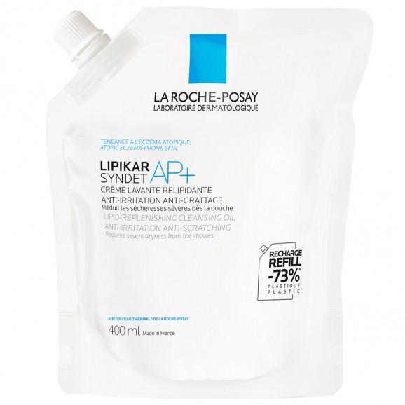 La Roche-Posay Lipikar Syndet AP+ Krem myjący do ciała uzupełniający poziom lipidów 400ml Refill La Roche-Posay Lipikar Syndet AP+ Krem myjący do ciała uzupełniający poziom lipidów 400ml Refill - zdjęcie produktu