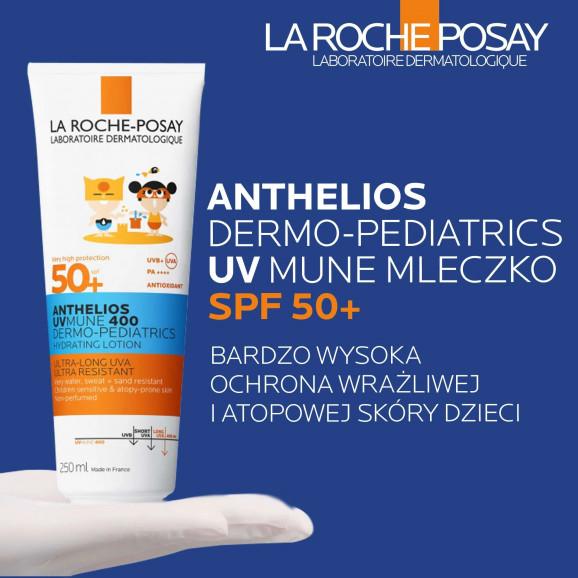 La Roche-Posay Anthelios UVMUNE 400 Dermo-Pediatrics SPF50+, mleczko ochronne dla dzieci (250 ml) - zdjęcie produktu