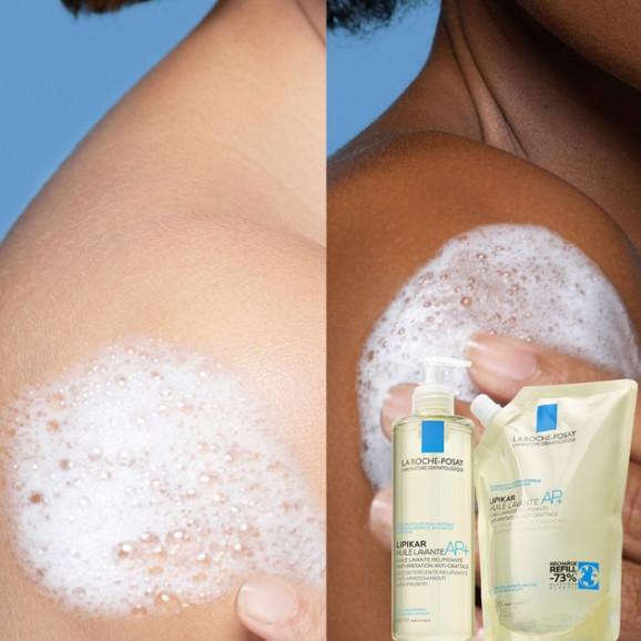 La Roche-Posay Lipikar Cleansing Oil AP+ – olejek myjący (400 ml) Refill - zdjęcie produktu