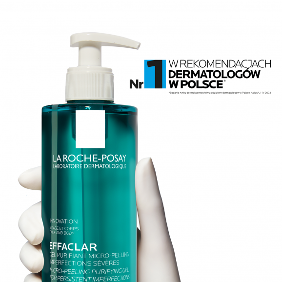 La Roche-Posay Effaclar Micro-Peeling Żel – mikrozłuszczający oczyszczający peeling żel do twarzy i ciała (400 ml) La Roche-Posay Effaclar Micro-Peeling Żel – mikrozłuszczający oczyszczający peeling żel do twarzy i ciała (400 ml) - zdjęcie produktu