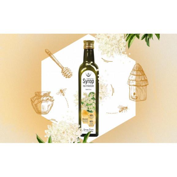 Oleofarm Syrop Na Miodzie, kwiat bzu – suplement diety (250 ml) - zdjęcie produktu