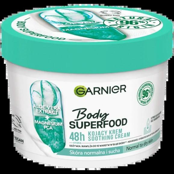 Garnier Body Superfood Aloe Vera – Kojący krem do ciała (380 ml) Garnier Body Superfood Aloe Vera – Kojący krem do ciała (380 ml) - zdjęcie produktu