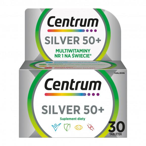 Centrum Silver 50+ Zestaw witamin i minerałów dla osób 50+ (30 tabletek) - zdjęcie produktu