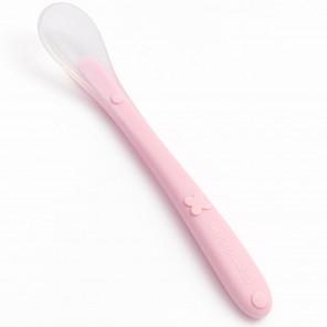 Silikonowa łyżeczka dla dzieci (różowa) Bocioland - zdjęcie produktu