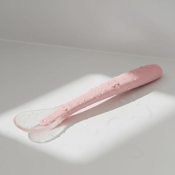 Silikonowa łyżeczka dla dzieci (różowa) Bocioland Silikonowa łyżeczka dla dzieci (różowa) Bocioland - zdjęcie produktu