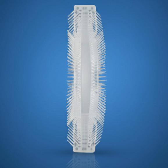 Silikonowa szczoteczka do zębów dla dzieci w kształcie U (różowa) Bocioland Silikonowa szczoteczka do zębów dla dzieci w kształcie U (różowa) Bocioland - zdjęcie produktu