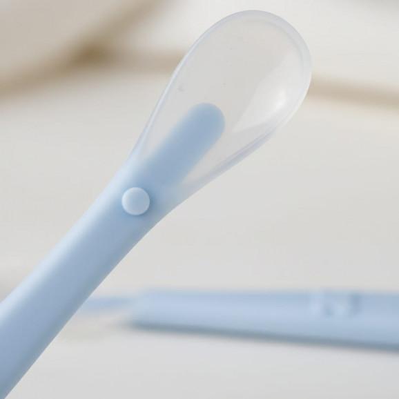 Silikonowa łyżeczka dla dzieci (niebieska) Bocioland Silikonowa łyżeczka dla dzieci (niebieska) Bocioland - zdjęcie produktu