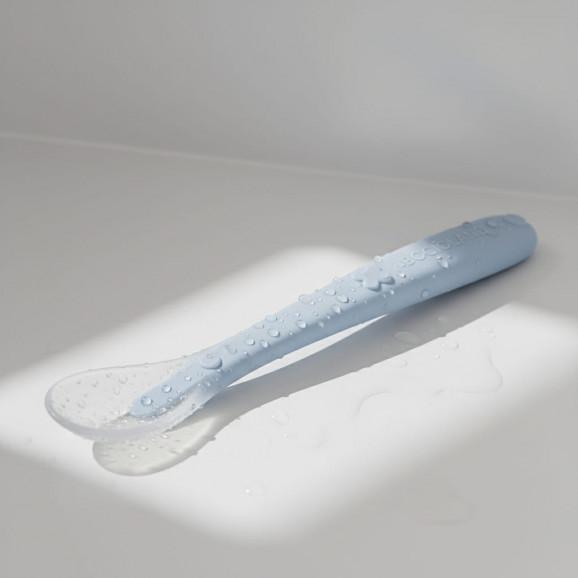 Silikonowa łyżeczka dla dzieci (niebieska) Bocioland Silikonowa łyżeczka dla dzieci (niebieska) Bocioland - zdjęcie produktu