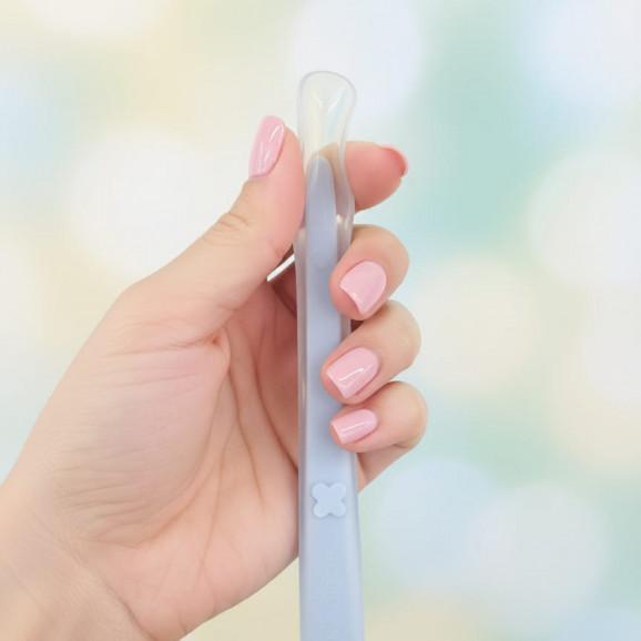 Silikonowa łyżeczka dla dzieci (niebieska) Bocioland Silikonowa łyżeczka dla dzieci (niebieska) Bocioland - zdjęcie produktu