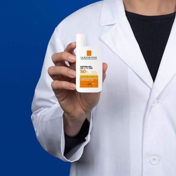 La Roche-Posay Anthelios UVMune 400, niewidoczny fluid ochronny, SPF 50+, 50 ml - zdjęcie produktu