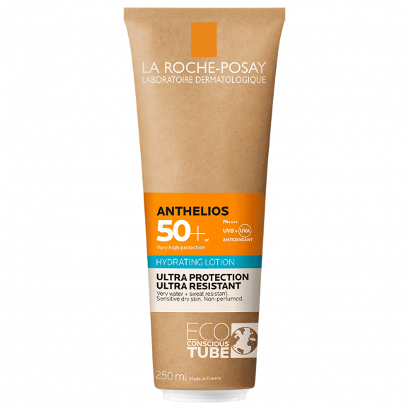 La Roche-Posay Anthelios, nawilżające mleczko ochronne, SPF 50+, 250 ml La Roche-Posay Anthelios, nawilżające mleczko ochronne, SPF 50+, 250 ml - zdjęcie produktu