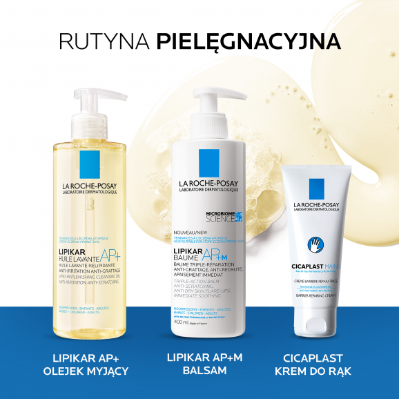 La Roche-Posay Lipikar AP+ Olejek myjący, uzupełniający poziom lipidów przeciw podrażnieniom skóry, 400 ml La Roche-Posay Lipikar AP+ Olejek myjący, uzupełniający poziom lipidów przeciw podrażnieniom skóry, 400 ml - zdjęcie produktu