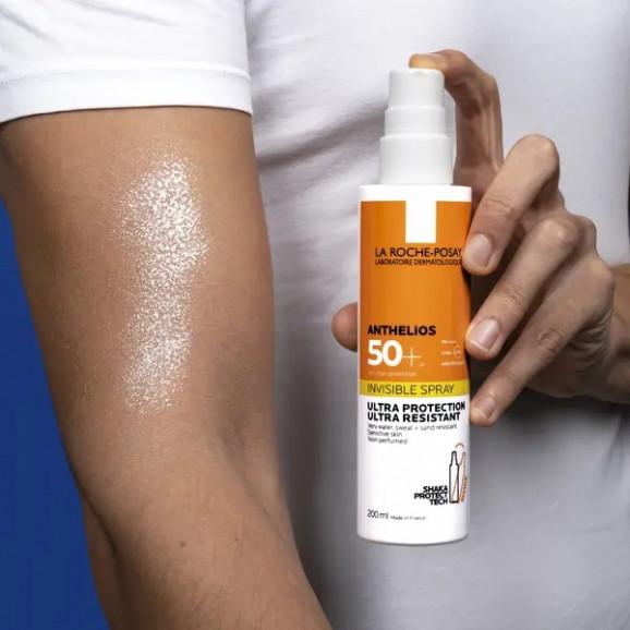 La Roche-Posay Anthelios Invisible, niewidoczny spray SPF 50+ (200 ml) La Roche-Posay Anthelios Invisible, niewidoczny spray SPF 50+ (200 ml) - zdjęcie produktu