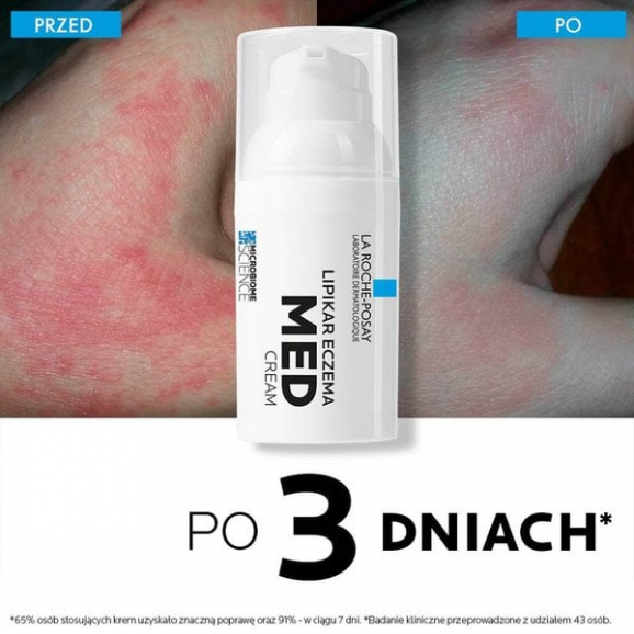 La Roche-Posay Lipikar Egzema Med, krem, 30 ml - zdjęcie produktu