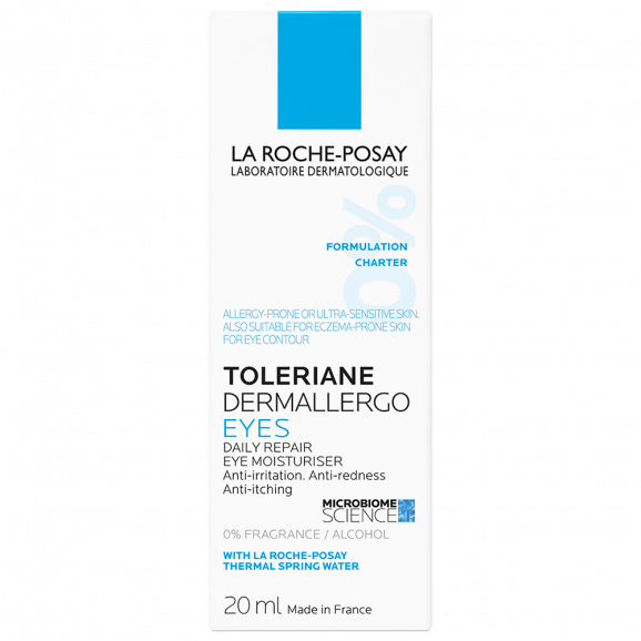 La Roche-Posay Toleriane Dermallergo okolice oczu, regenerująca pielęgnacja nawilżająca, 20 ml La Roche-Posay Toleriane Dermallergo okolice oczu, regenerująca pielęgnacja nawilżająca, 20 ml - zdjęcie produktu