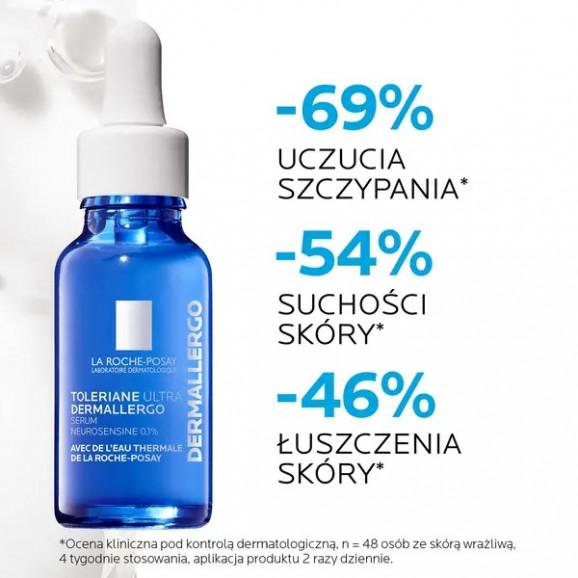 La Roche-Posay Toleriane Ultra Dermallergo, kojące serum nawilżające z 0,1% neurosensyny, 20 ml - zdjęcie produktu
