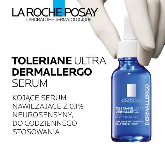 La Roche-Posay Toleriane Ultra Dermallergo, kojące serum nawilżające z 0,1% neurosensyny, 20 ml - zdjęcie produktu
