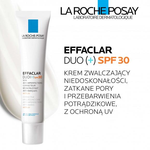La Roche-Posay Effaclar Duo+, krem zwalczający niedoskonałości, SPF 30, 40 ml - zdjęcie produktu