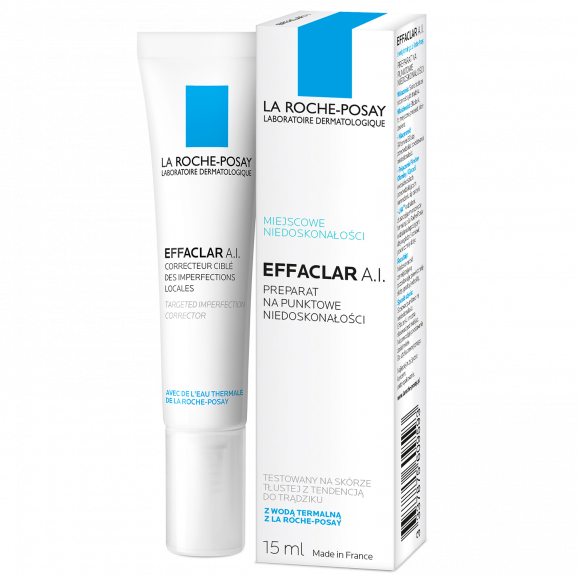 La Roche-Posay Effaclar A.I, preparat punktowy na niedoskonałości, 15 ml - zdjęcie produktu