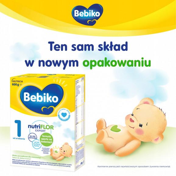 [06.03.2026] Bebiko 1 Nutriflor Expert – mleko początkowe dla niemowląt (600 g) - zdjęcie produktu
