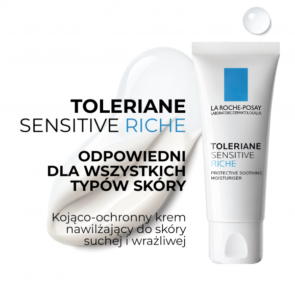 La Roche-Posay Toleriane Sensitive Riche Nawilżający balsam kojący (40 ml) - zdjęcie produktu