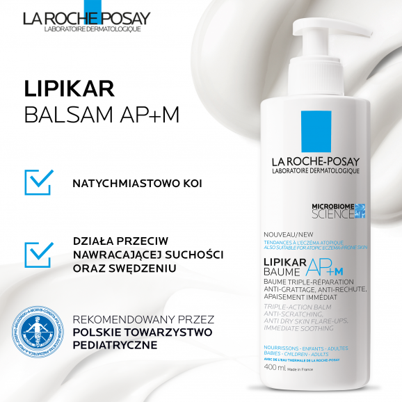 La Roche-Posay Lipikar Baume AP+M balsam do ciała (200 ml) - zdjęcie produktu