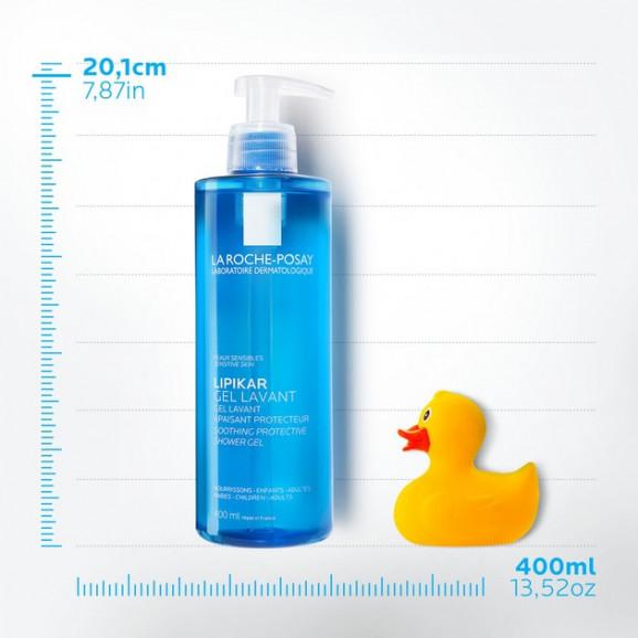La Roche-Posay Lipikar, delikatny żel myjący do twarzy i ciała, skóra wrażliwa, 400 ml La Roche-Posay Lipikar, delikatny żel myjący do twarzy i ciała, skóra wrażliwa, 400 ml - zdjęcie produktu