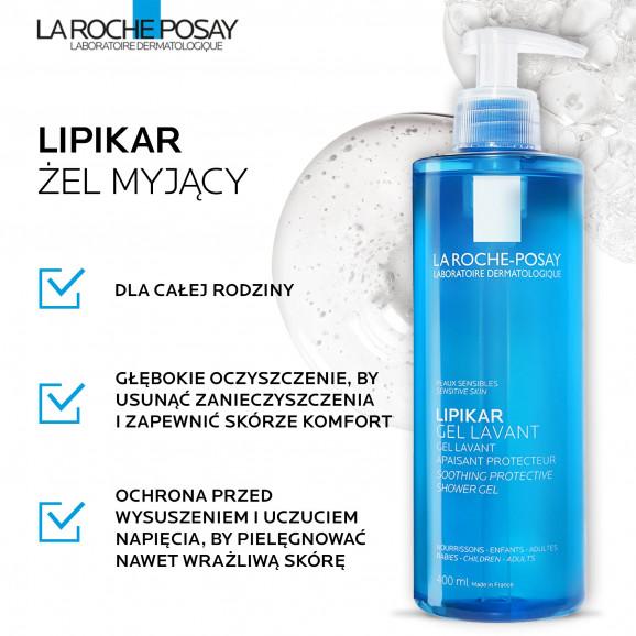 La Roche-Posay Lipikar Żel myjący do twarzy i ciała, skóra wrażliwa, 750 ml La Roche-Posay Lipikar Żel myjący do twarzy i ciała, skóra wrażliwa, 750 ml - zdjęcie produktu