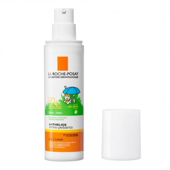 La Roche-Posay Anthelios Dermo-Pediatrics, mleczko ochronne do twarzy i ciała od 6 miesiąca, SPF 50+, 50 ml - zdjęcie produktu