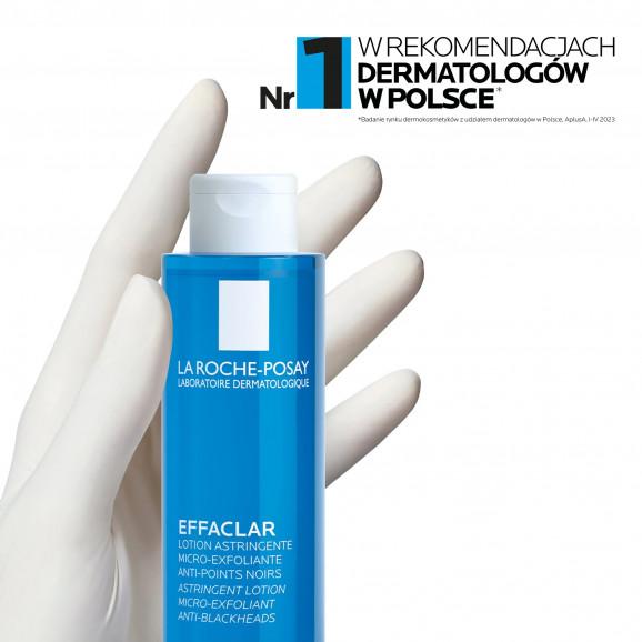 La Roche-Posay Effaclar, mikrozłuszczający tonik zwężający pory skóry, 200 ml - zdjęcie produktu