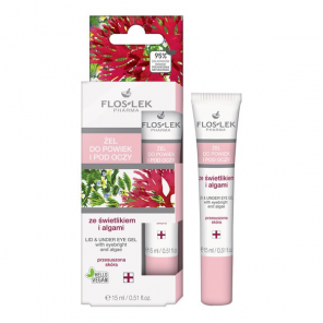 Flos-Lek Żel pod oczy i do powiek ze świetlikiem i algami (15 ml) - zdjęcie produktu