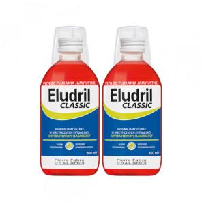 2x Eludril CLASSIC, oczyszczający i łagodzący płyn do płukania jamy ustnej, 500 ml - zdjęcie produktu