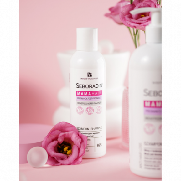 Seboradin Mama Hair, szampon do włosów z tendencją do wypadania dla kobiet w ciąży i w okresie okołoporodowym, 200 ml - zdjęcie produktu