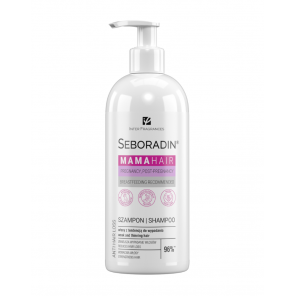 Seboradin Mama Hair, szampon do włosów z tendencją do wypadania dla kobiet w ciąży i w okresie okołoporodowym, 400 ml - zdjęcie produktu