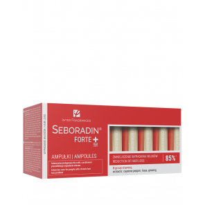 Seboradin Forte ampułki – kuracja przeciw wypadaniu włosów (14 amp. x 5.5 ml) - zdjęcie produktu